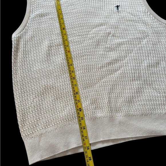 Fairway Outfitters Beige Cream Color Vest Men Size Large EUC - Picture 2 of 4